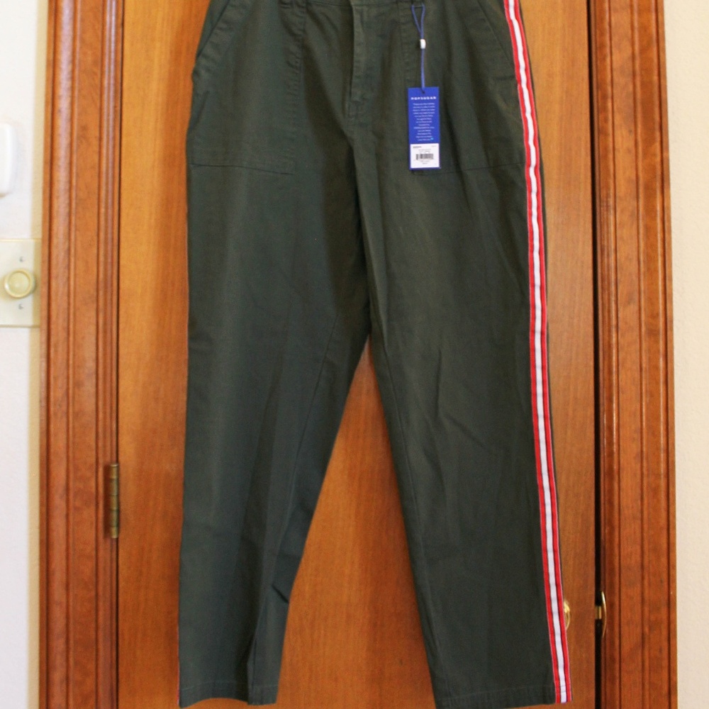 Striped Ankle Pants